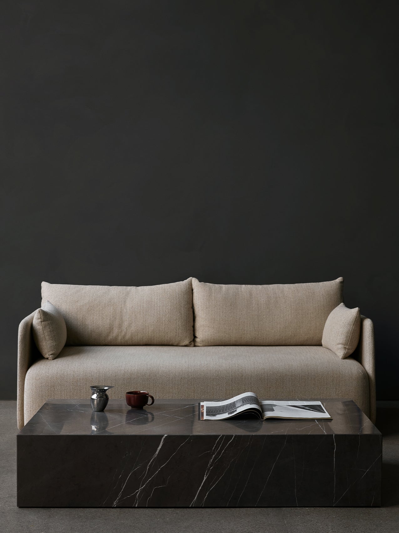 TABLE BASSE BLANCO MONOLITH